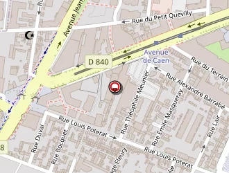 Carte de Trois Triboult à Rouen