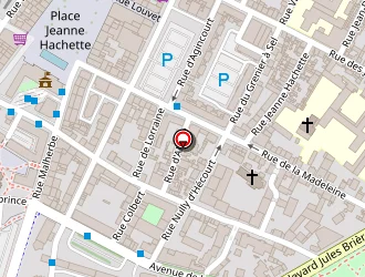 Carte de Boutique Solidarité Emmaüs à Beauvais