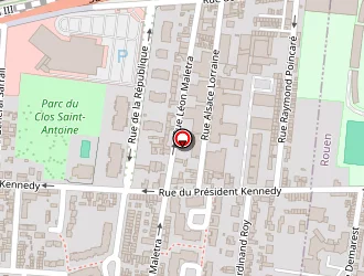 Carte de Boch Frères à Rouen