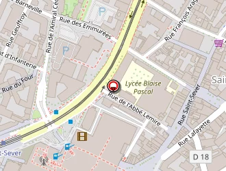 Carte de Laboratoire Saint Sever à Rouen