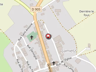 Carte de Urgence (services Locaux) à Jametz