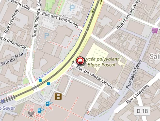 Carte de Champs Elysées (aux) à Rouen