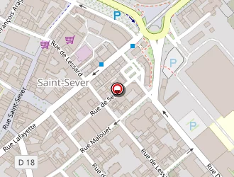 Carte de Cordonnerie Billard Saint-sever à Rouen