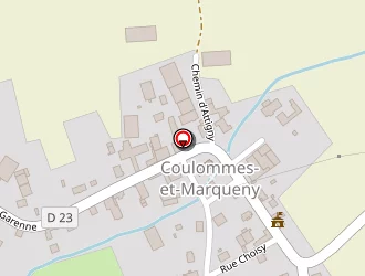 Carte de Mairie à Mars-sous-bourcq