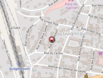 Carte de La Poste à Guignicourt