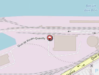 Carte de Euro Docks Services à Rouen