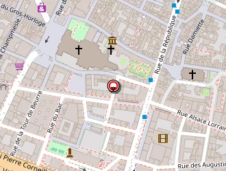 Carte de Notre Atelier Flou à Rouen