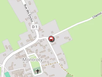 Carte de Roos Réjane à Montroty