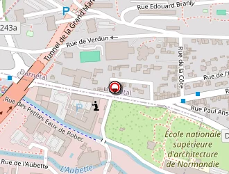 Carte de Mabille à Rouen