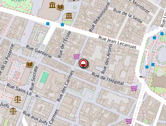 Carte de Au Pays Du Candy à Rouen