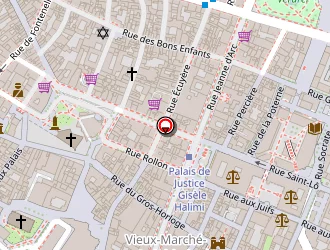 Carte de La Brioche Dorée à Rouen