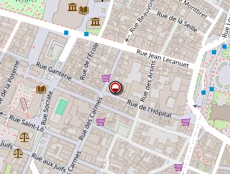 Carte de Bertre Céline à Rouen