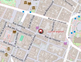 Carte de Hays Régions à Rouen