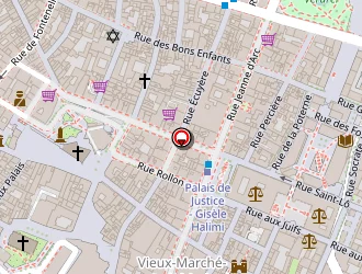 Carte de Tape A L'oeil à Rouen