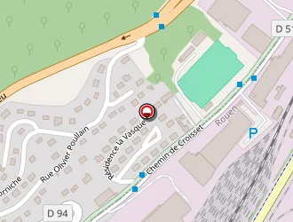 Carte de Croisset Auto à Canteleu