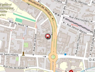 Carte de Clinique Saint-hilaire à Rouen