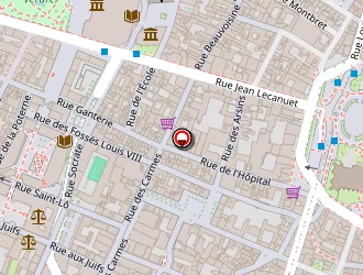 Carte de Institut Danielle Kita à Rouen