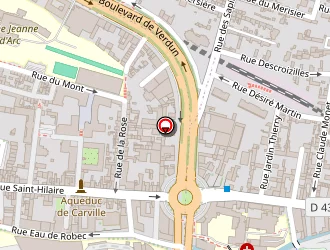 Carte de Dogs Educ à Rouen