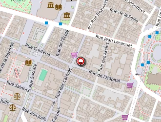 Carte de Héloin Confiserie à Rouen