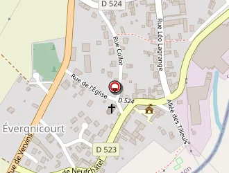 Carte de Mairie à Évergnicourt