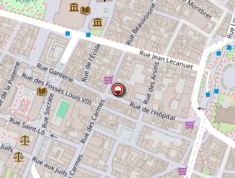 Carte de Isis à Rouen