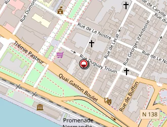 Carte de Physiclub à Rouen