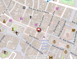 Carte de Café Saint Vincent à Rouen