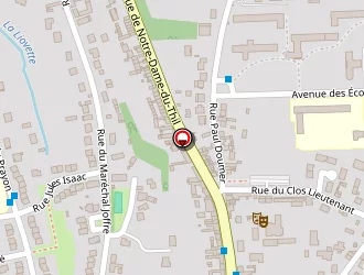 Carte de Beuvin à Beauvais