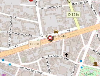 Carte de Bullitt à Rouen