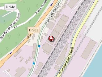 Carte de Rouen Espace Karting à Rouen