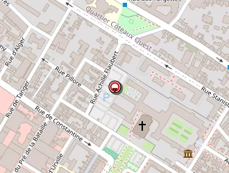 Carte de Lycée Providence Miséricorde à Rouen