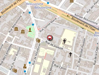 Carte de Librairie Papéterie Des Deux Rives à Rouen