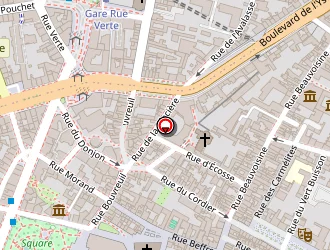 Carte de Chaussor à Rouen