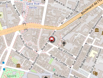 Carte de Fauvel Elisabeth à Rouen