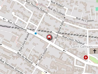 Carte de Association Les Nids à Rouen