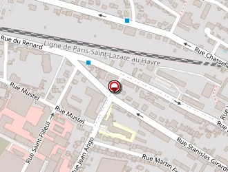 Carte de Preney-vervaeke à Rouen