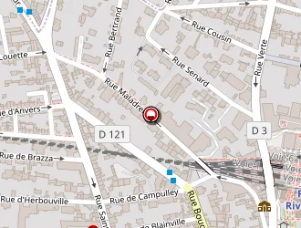 Carte de Hôtel Beauséjour à Rouen