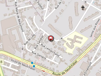 Carte de J Sion Tapissier à Rouen