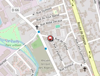 Carte de Deville Taxi à Déville-lès-rouen