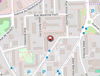 Carte de Centre De Loisirs Maternel à Rouen