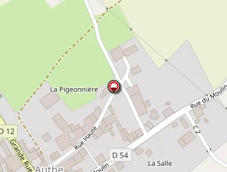 Carte de Lefort Gérard à Authe