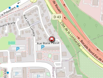 Carte de La Poste à Rouen