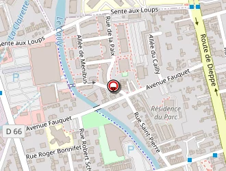 Carte de Les Deux Moulins à Déville-lès-rouen