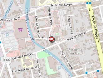 Carte de Dujardin à Déville-lès-rouen