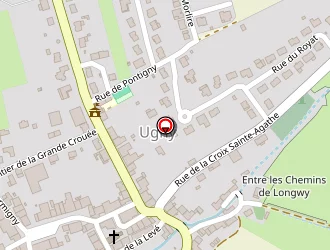 Carte de Thiry Martini à Ugny