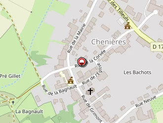 Carte de Terrain De Pétanque à Chenières