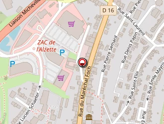 Carte de Aldi Marché à Audun-le-tiche