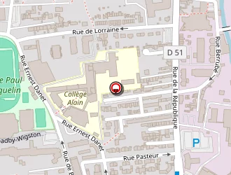 Carte de Lanoy Fabien à Maromme