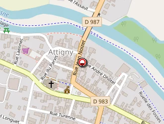 Carte de Rey Virginie à Attigny