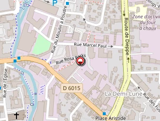 Carte de Paroisse à Maromme